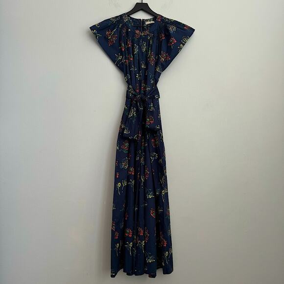 Ulla Johnson Coralie Wide Leg Jumpsuit in Midnight Floral Print - Picture 4 of 16